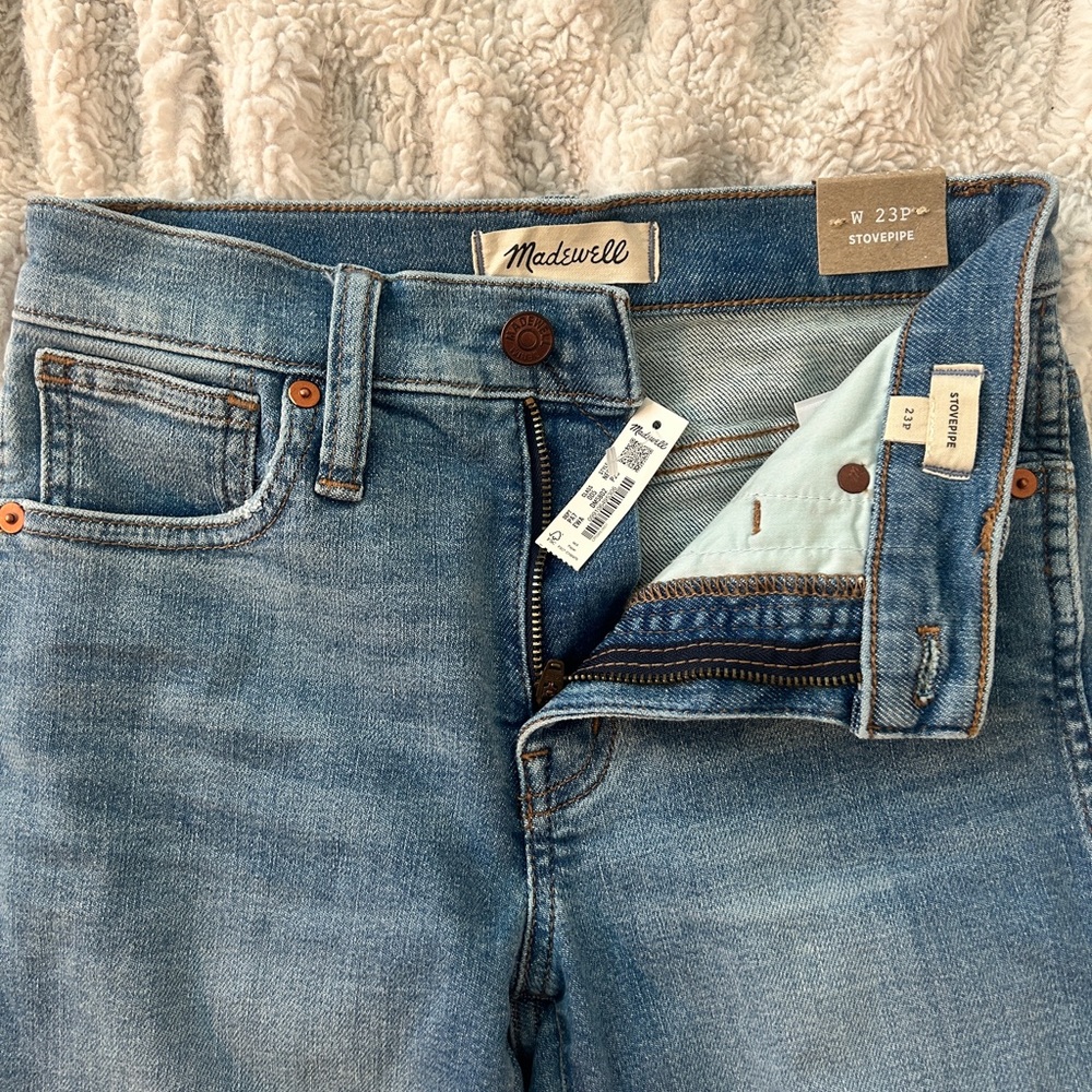 Madewell Petite Stovepipe Jeans